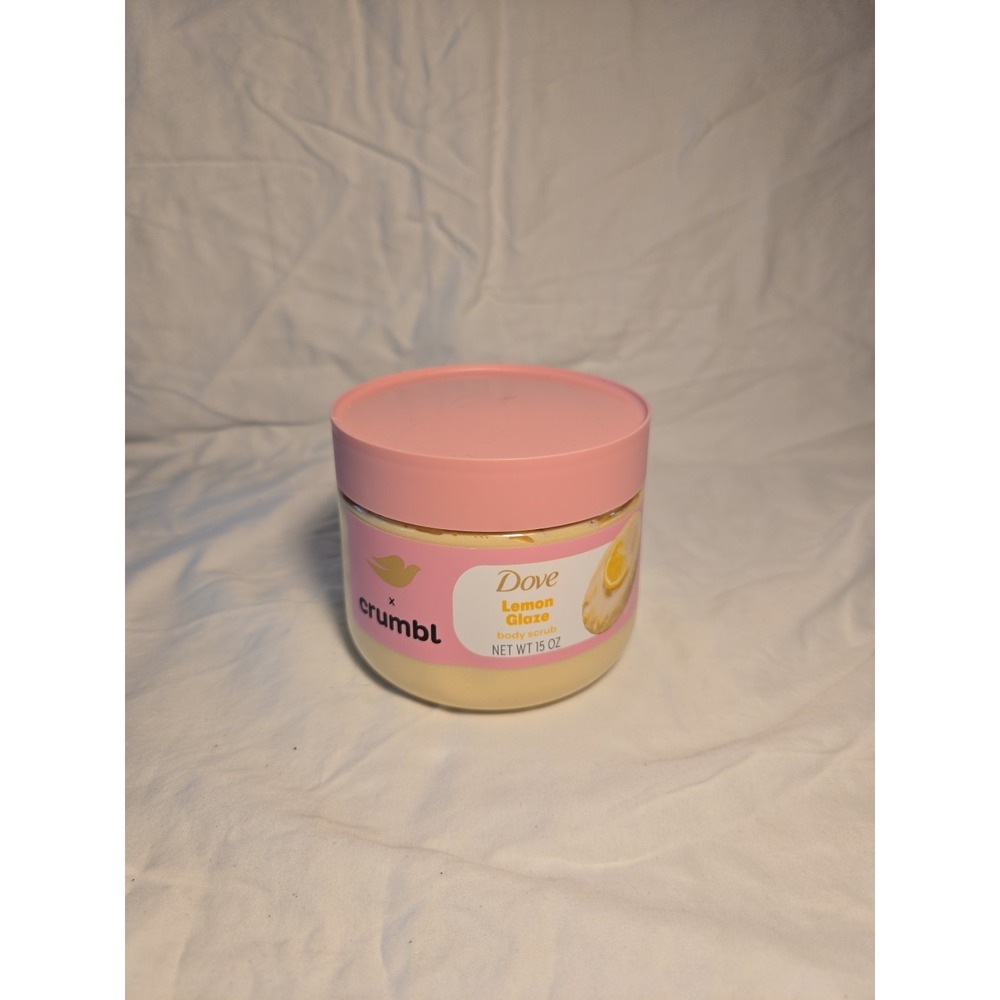 Lot of 2 Dove x Crumbl Body Scrub Lemon Glaze‎ 15 Oz Limited Edition - New
